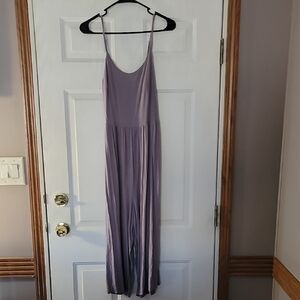 Elegant Purple Women's Jumpsuit Romper